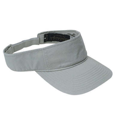DPC Men's Twill Sun Visor with Palm Desert Embroidery Visor Cap Dorfman Hat Co.