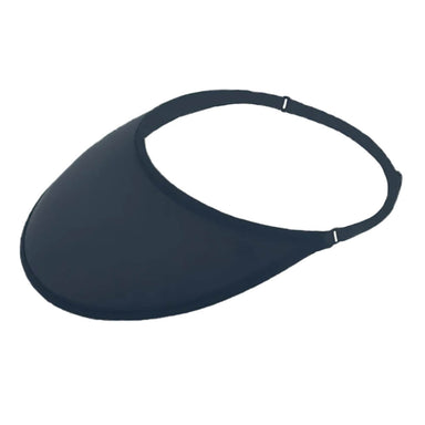 VELO No Headache® XL Lite Adjustable Strap Sun Visors in Solid Colors Visor Cap No Headache VELO-BLK Black  