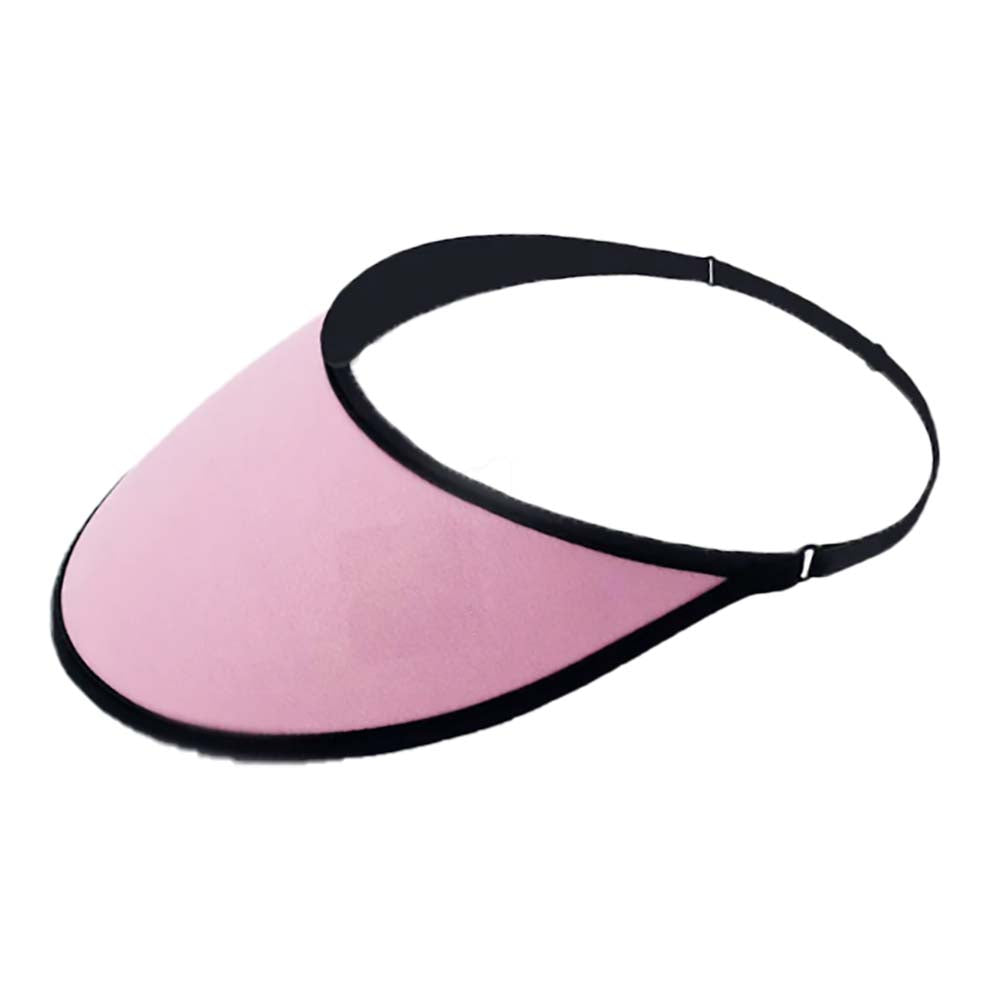 VELO No Headache® XL Lite Adjustable Strap Sun Visors in Solid Colors Visor Cap No Headache VELO-PNK Pink  
