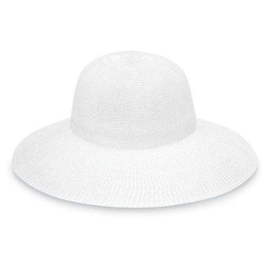 Victoria Diva by Wallaroo Hats Wide Brim Hat Wallaroo Hats VICD-20-WH White M/L (58 cm)