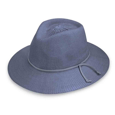 Victoria Fedora Hat - Wallaroo Hats Safari Hat Wallaroo Hats VICF-DBL Dusty Blue M/L (58 cm) 