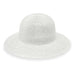 Victoria Sport Hat - Wallaroo Hats Wide Brim Hat Wallaroo Hats VICSPWH White M/L (58 cm) 