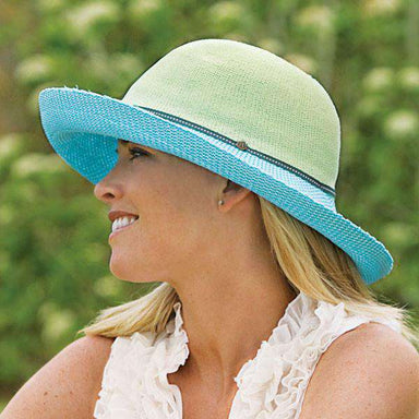 Victoria Two Toned Golf Hat - Wallaroo Hats Kettle Brim Hat Wallaroo Hats    