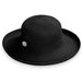 Victoria Up Brim Hat - Carkella Golf Hat by Wallaroo Hats Kettle Brim Hat Wallaroo Hats VICM--BK Black M/L (58 cm) 