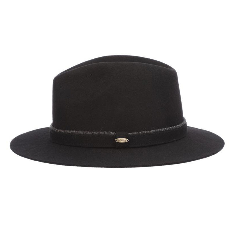 Victoria Raw Edge Safari Felt Hat - Scala Hats, Safari Hat - SetarTrading Hats 