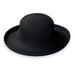 Petite Victoria - Wallaroo Hats for Small Heads Kettle Brim Hat Wallaroo Hats WSPVICBL Black Small (56 cm) 
