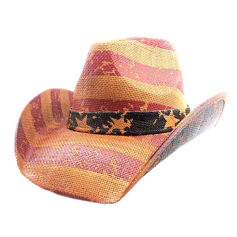 Vintage Brown USA Cowboy Hat - Milani Hats Cowboy Hat Milani Hats ST069 Blue  