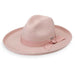 Vivian Up Brim Safari Hat with Golf Marker - Carkella Hats Safari Hat Wallaroo Hats VIVM-DRS Dusty Rose M/L (58 cm) 