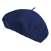 Unisex Classic French Wool Beret - Angela & William Beanie Epoch Hats ww004nv Navy  