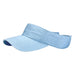 Washed Cotton Twill Pro Style Visor - Mega Cap Visor Cap MegaCI MC4056lbl Light Blue  