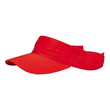 Washed Cotton Twill Pro Style Visor - Mega Cap, Visor Cap - SetarTrading Hats 