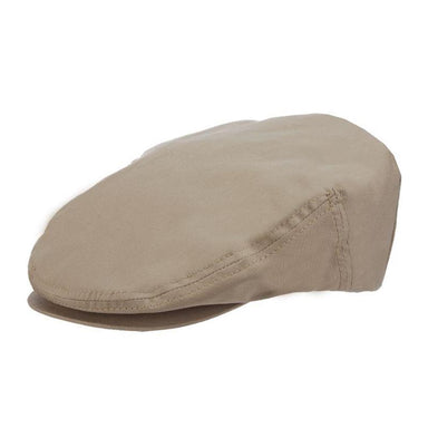 Water Repellent Cotton Blend Rain Flat Cap up to 2XL - Stetson and Scala Hats Flat Cap Stetson Hats