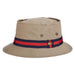 Water Repellent Cotton Packable Bucket Hat, 2XL - Stetson Hats Bucket Hat Stetson Hats STC170KAKI2 Khaki Medium 