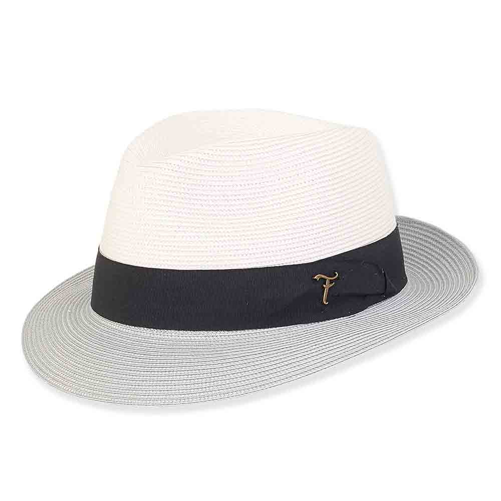 Water Repellent Wide Brim Summer Fedora - Tidal Tom™ Hat, Fedora Hat - SetarTrading Hats 
