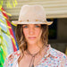 Waverly Fedora with Wood Bead String - Wallaroo Hats Fedora Hat Wallaroo Hats    