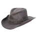 Weathered Cotton Outback Hat, Small to 3XL Size - DPC Headwear Safari Hat Dorfman Hat Co. MC127GYM Grey Medium (57 cm) 