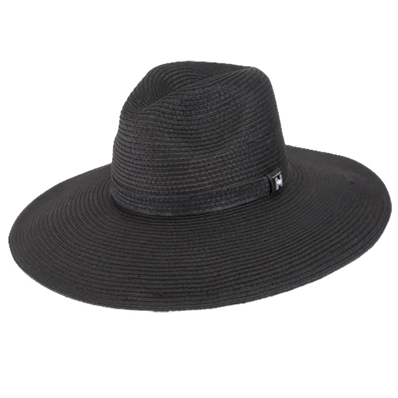 Wide Brim Black Safari Beach Hat - Peter Grimm Headwear, Safari Hat - SetarTrading Hats 