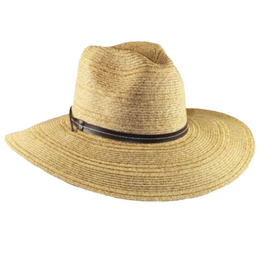 Wide Brim Gardening Sun Hat in Large Size - JSA Hats Safari Hat Jeanne Simmons JS6975L Toast Tweed Large (59 cm) 