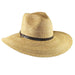 Wide Brim Gardening Sun Hat in Large Size - JSA Hats Safari Hat Jeanne Simmons JS6975L Toast Tweed Large (59 cm) 