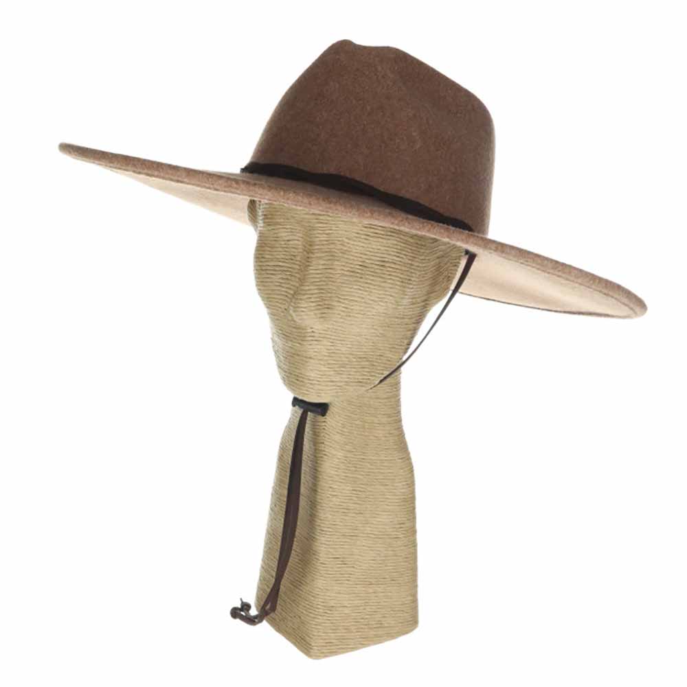 Wide Brim ProvatoKnit Safari Hat with Chin Cord - Scala Hats Safari Hat Scala Hats    