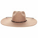 Wide Brim ProvatoKnit Safari Hat with Chin Cord - Scala Hats Safari Hat Scala Hats LW770-ASSTPC Pecan OS (57 cm) 