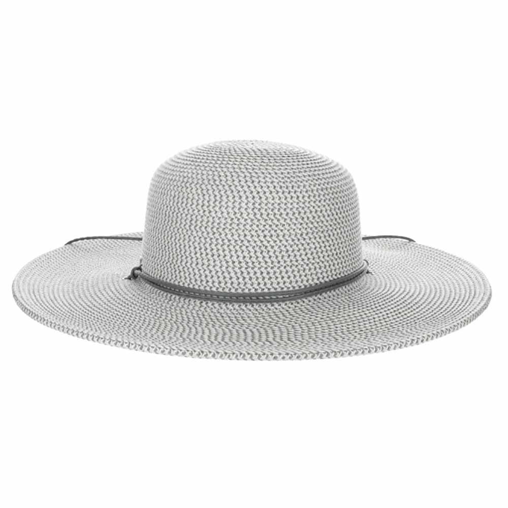Wide Brim Straw Sun Hat with Chin Strap Scala Hats — SetarTrading Hats