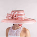 Tiffany Style Brim Pink Kentucky Derby Hat - KaKyCO Dress Hat KaKyCO    