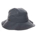 Women's Camper Hat with Adjustable Toggle - Scala Collection Trail Hat Scala Hats LC841-GRY Grey S/M (55-57 cm) 