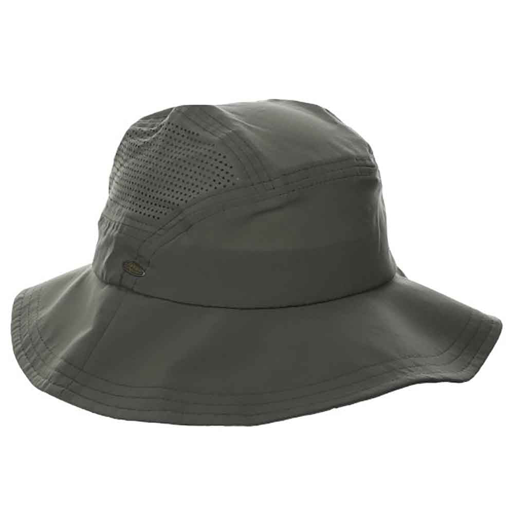 Women's Camper Hat with Adjustable Toggle - Scala Collection Olive / S/M (55-57 cm)
