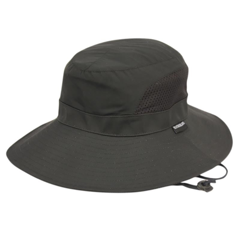 Women's Hiking Hat with Ponytail Hole - Elysiumland Outdoor Gear Bucket Hat Epoch Hats OD4018BK Black OS (57 cm - 59 cm) 