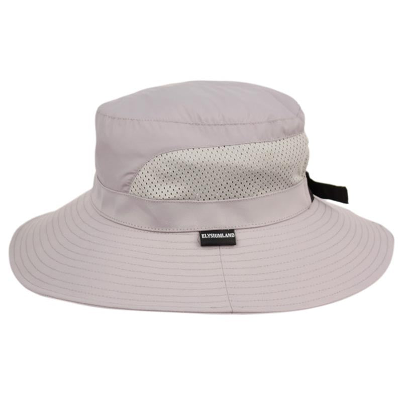 Women's Hiking Hat with Ponytail Hole - Elysiumland Outdoor Gear Bucket Hat Epoch Hats OD4018GY Grey OS (57 cm - 59 cm) 