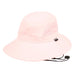 Women's Hiking Hat with Ponytail Hole - Elysiumland Outdoor Gear Bucket Hat Epoch Hats OD4018PK Pink OS (57 cm - 59 cm) 