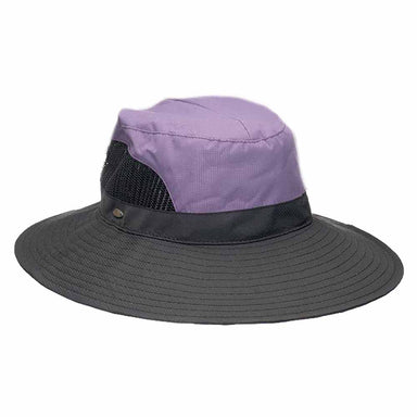 Women's Hiking Hat with Ponytail Hole - Scala Collection Trail Hat Scala Hats LC833-LAV Lavender M/L (57-59 cm)