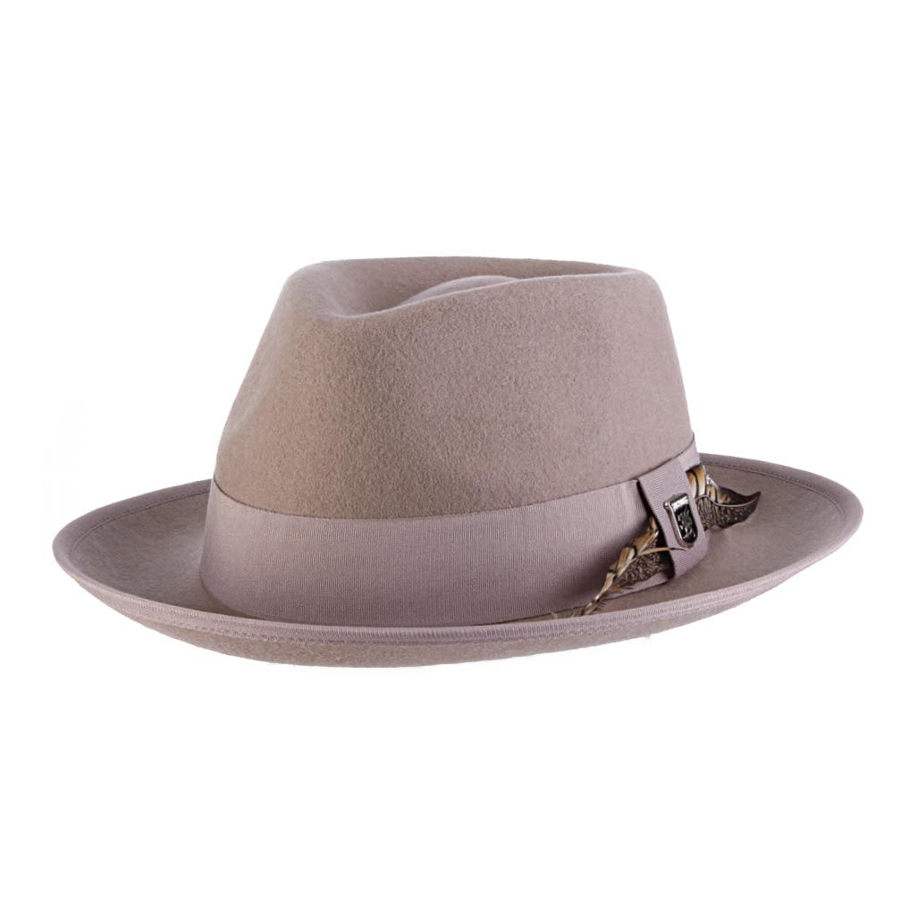 Wool Felt Fedora with Ribbon Bound Brim - Stacy Adams Hats — SetarTrading  Hats