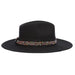 Wool Felt Safari Hat with Colorful Beaded Band - Scala Hat Safari Hat Scala Hats    