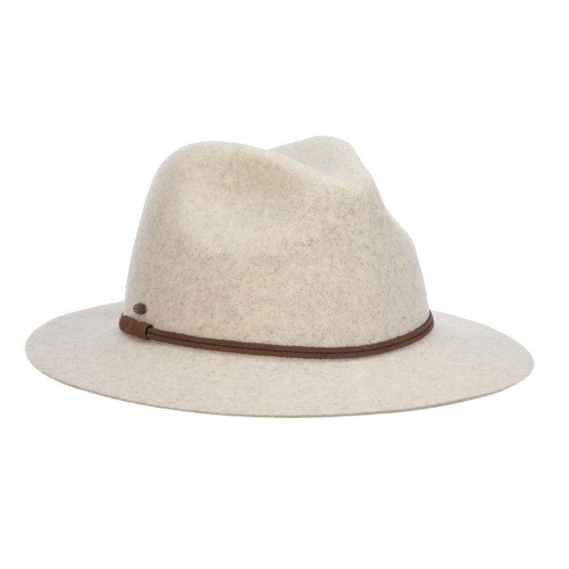 Wool Felt Women's Safari Hat with Raw Edge - Scala Hat, Safari Hat - SetarTrading Hats 