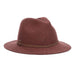 Wool Felt Women's Safari Hat with Raw Edge - Scala Hat, Safari Hat - SetarTrading Hats 