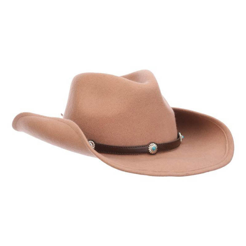 Wool Felt Women's Western Winter Hat - Scala Hats Cowboy Hat Scala Hats LF274OS Sand  