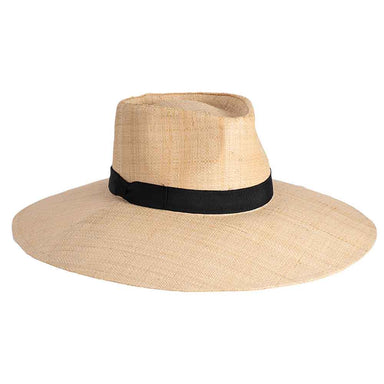 Woven Matte Raffia Safari Hat with Wide Brim - Tommy Bahama Safari Hat Tommy Bahama Hats TBL235 Natural Medium (57 cm) 