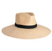 Woven Matte Raffia Safari Hat with Wide Brim - Tommy Bahama Safari Hat Tommy Bahama Hats TBL235 Natural Medium (57 cm) 