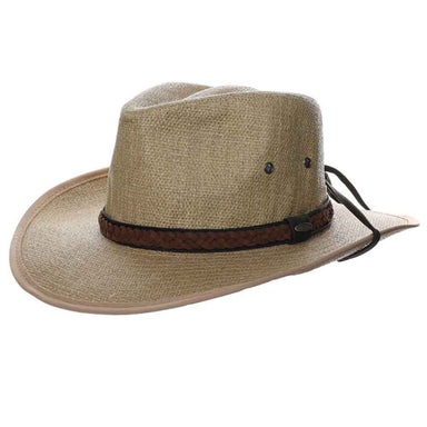 Woven Matte Toyo Safari Hat with Removable Chin Strap - DPC Global Safari Hat Dorfman Hat Co. MS530-TP2 Taupe Medium 