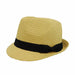 Woven Straw Fedora Hat for Small Heads - Milani Hats, Fedora Hat - SetarTrading Hats 