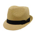 Woven Straw Fedora Hat for Small Heads - Milani Hats Fedora Hat Milani Hats    