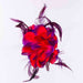 Red Hatter's Lily Flower Bouquet Jaw Clip Accessories Something Special LA ZH1253RP Red and Purple  
