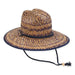 Zig Zag Rush Straw Lifeguard Hat for Small Heads - Sunny Dayz™ Hats Lifeguard Hat Sun N Sand Hats    