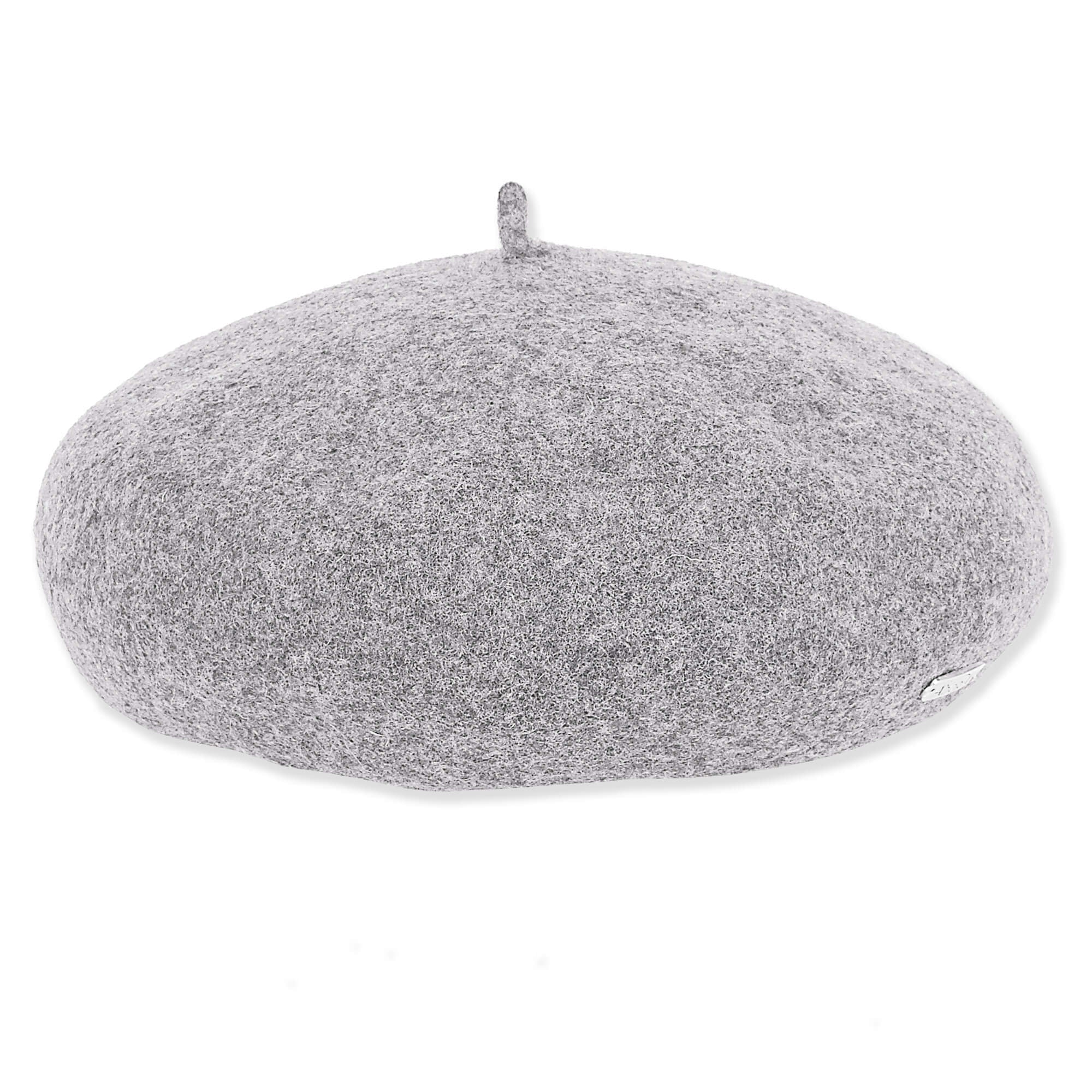 Classic Soft French Beret Wool Hat - Adora® Hats Beanie Adora Hats AD1030C Light Grey  