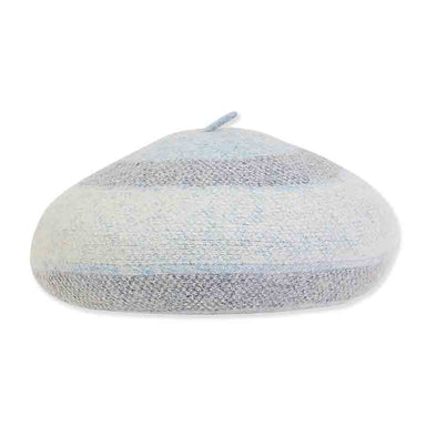Adora® Wool Hat - Soft Wool Striped French Beret, Beanie - SetarTrading Hats 