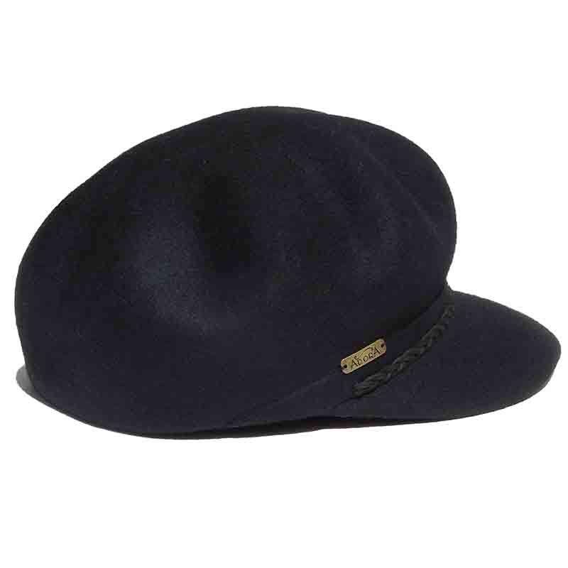 Wavy Wool Felt Newsboy Cap by Adora® Cap Adora Hats    