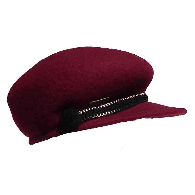 Wool Felt Gatsby Cap - Adora® Hats, Cap - SetarTrading Hats 