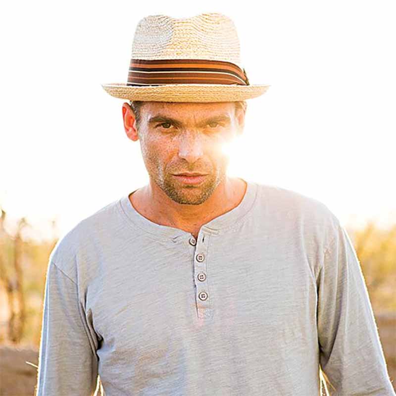 Alessandro Braided Raffia Fedora Hat - Brooklyn Hat Co  display picture 2